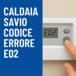 Caldaia Savio Codice Errore E02: cosa significa e come intervenire