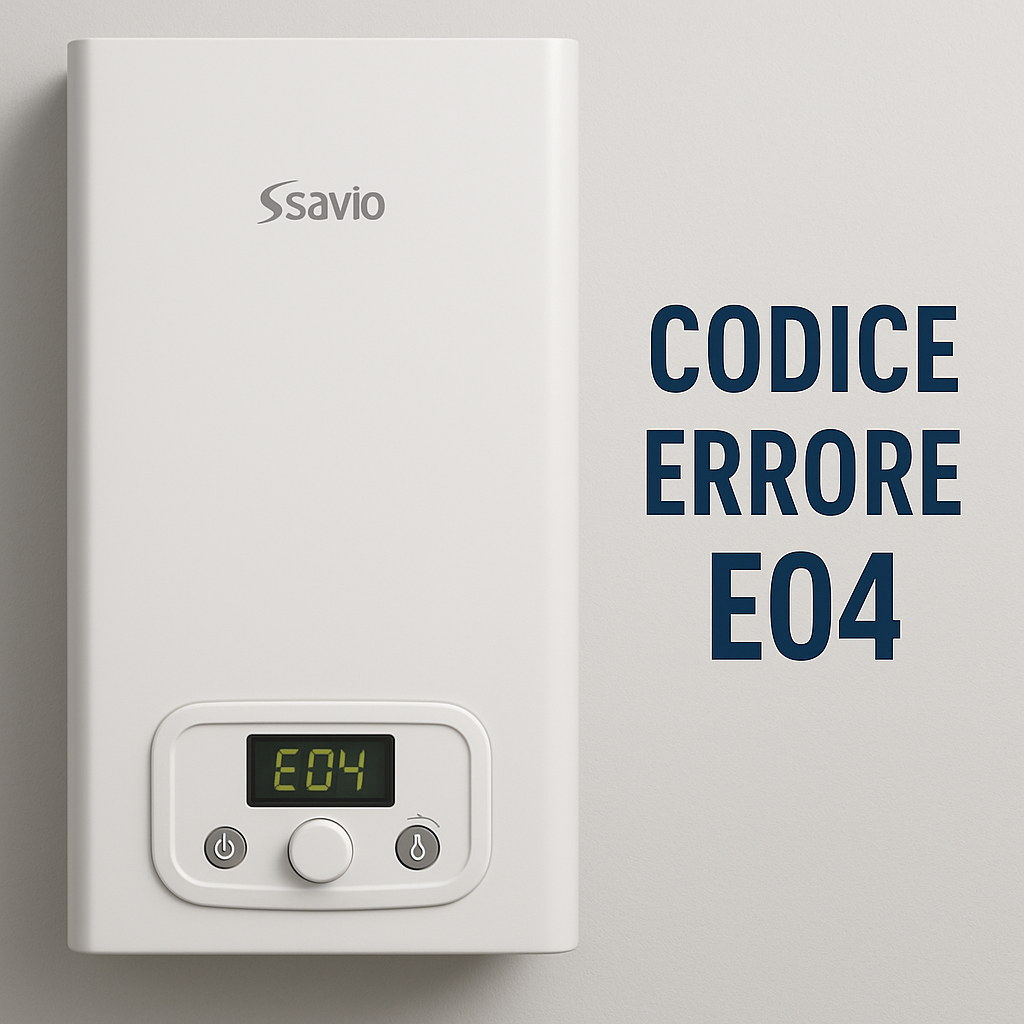 Caldaia Savio Codice Errore E04