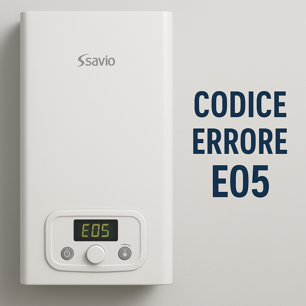 Caldaia Savio Codice Errore E05